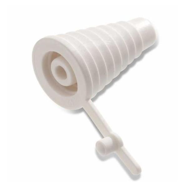 Adapter Bottle Universal for Oral Syringe White 100/Case